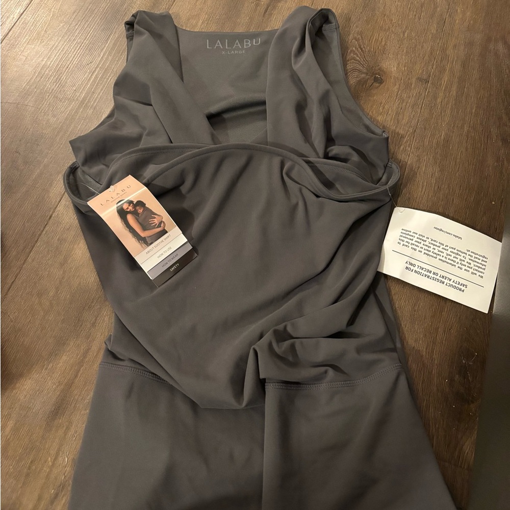 Two Lalabu Women's Tops (Gray and Black)